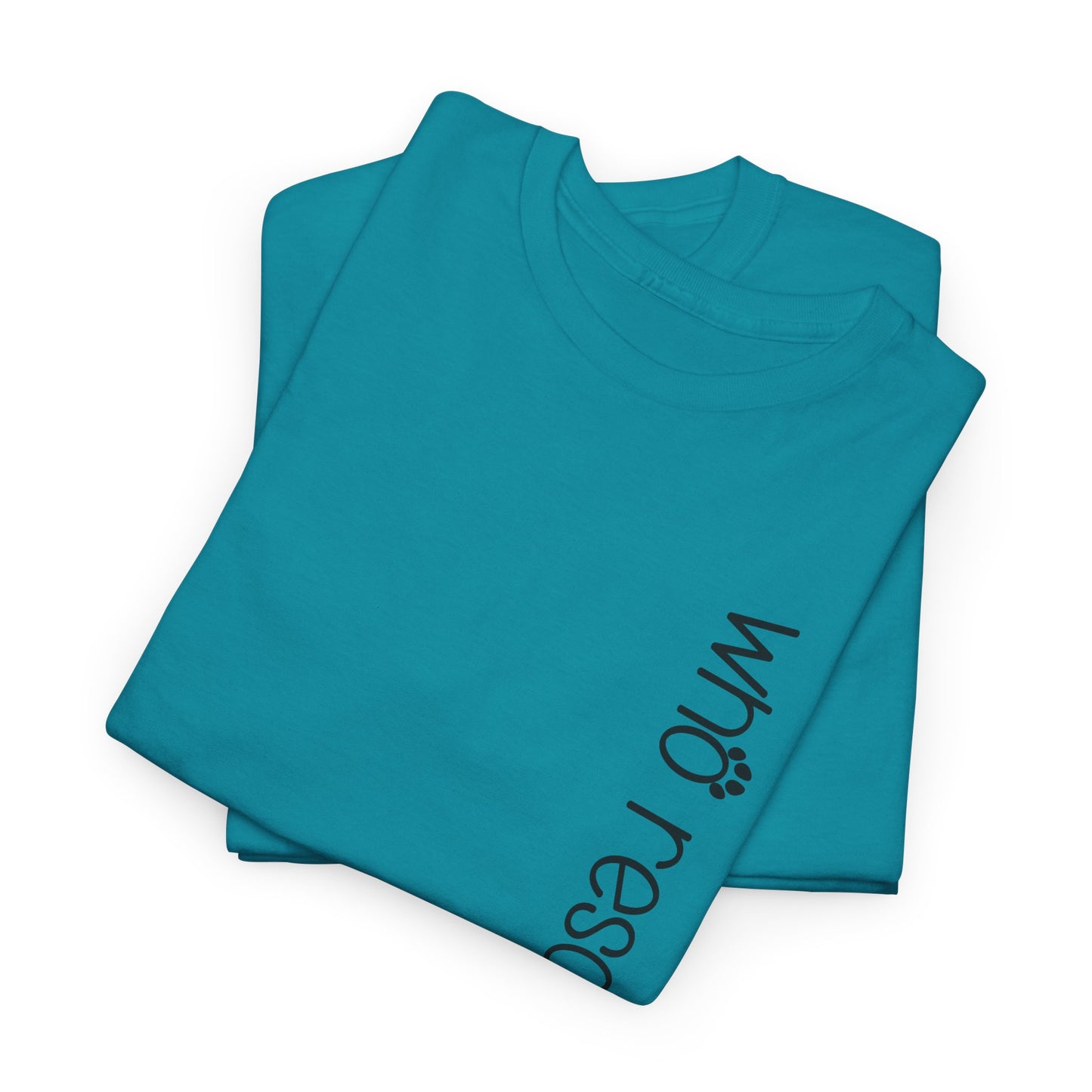 T-Shirt - Animal Lover - 'Who Rescued Who?'