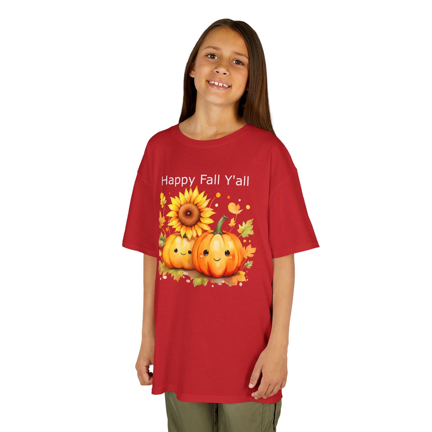 Child Tee - Autumn - Happy Fall Y'All (01)