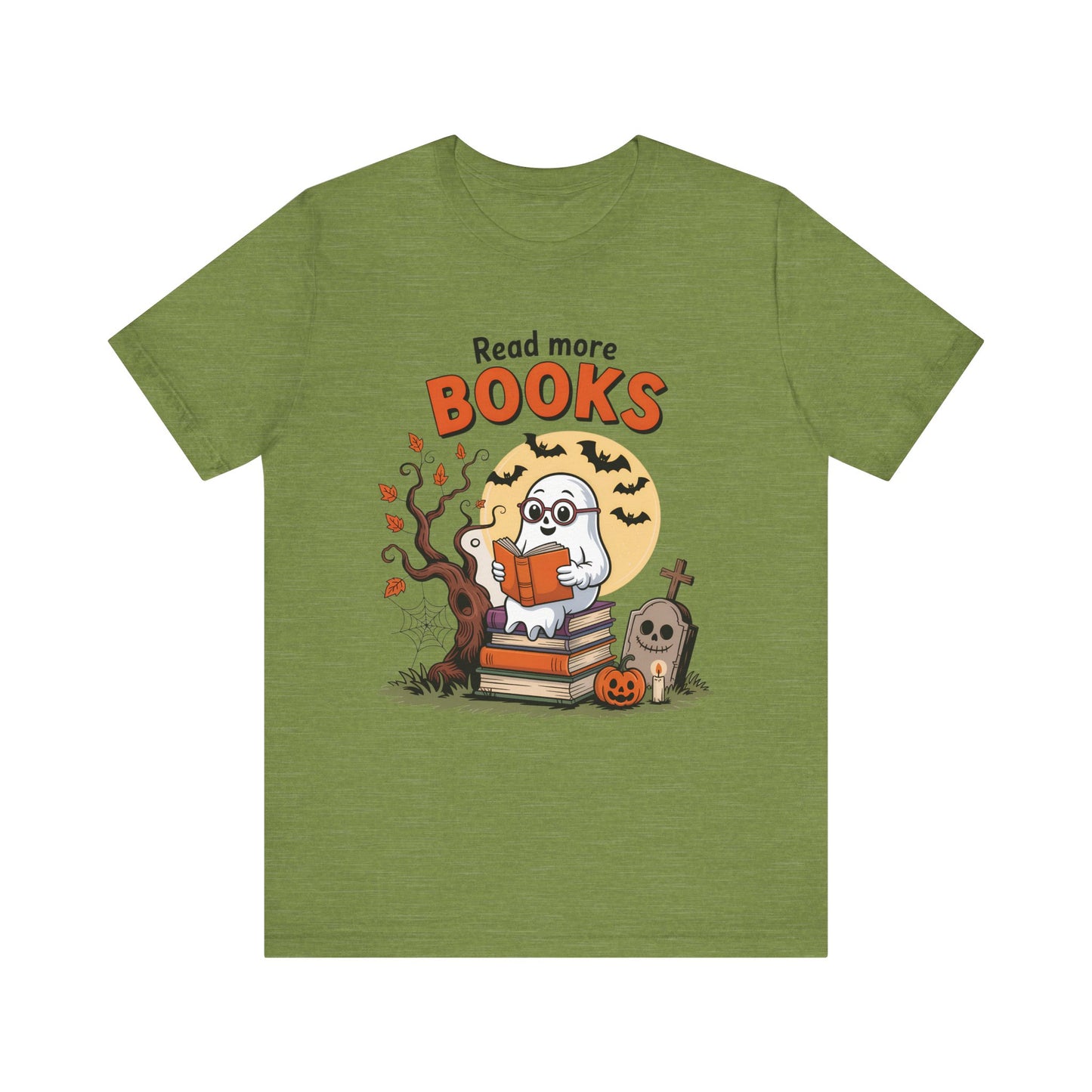 T-Shirt - Teacher / Halloween - Read More Books (01a)