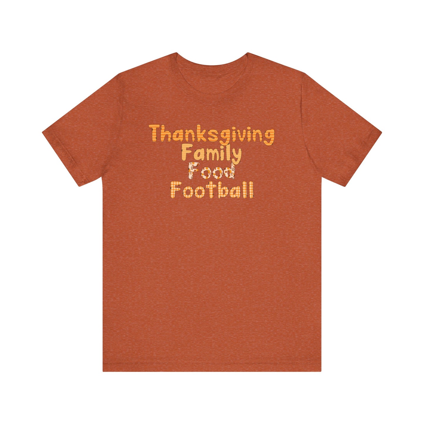 T-shirt - Thanksgiving - Family Food Football (01a)
