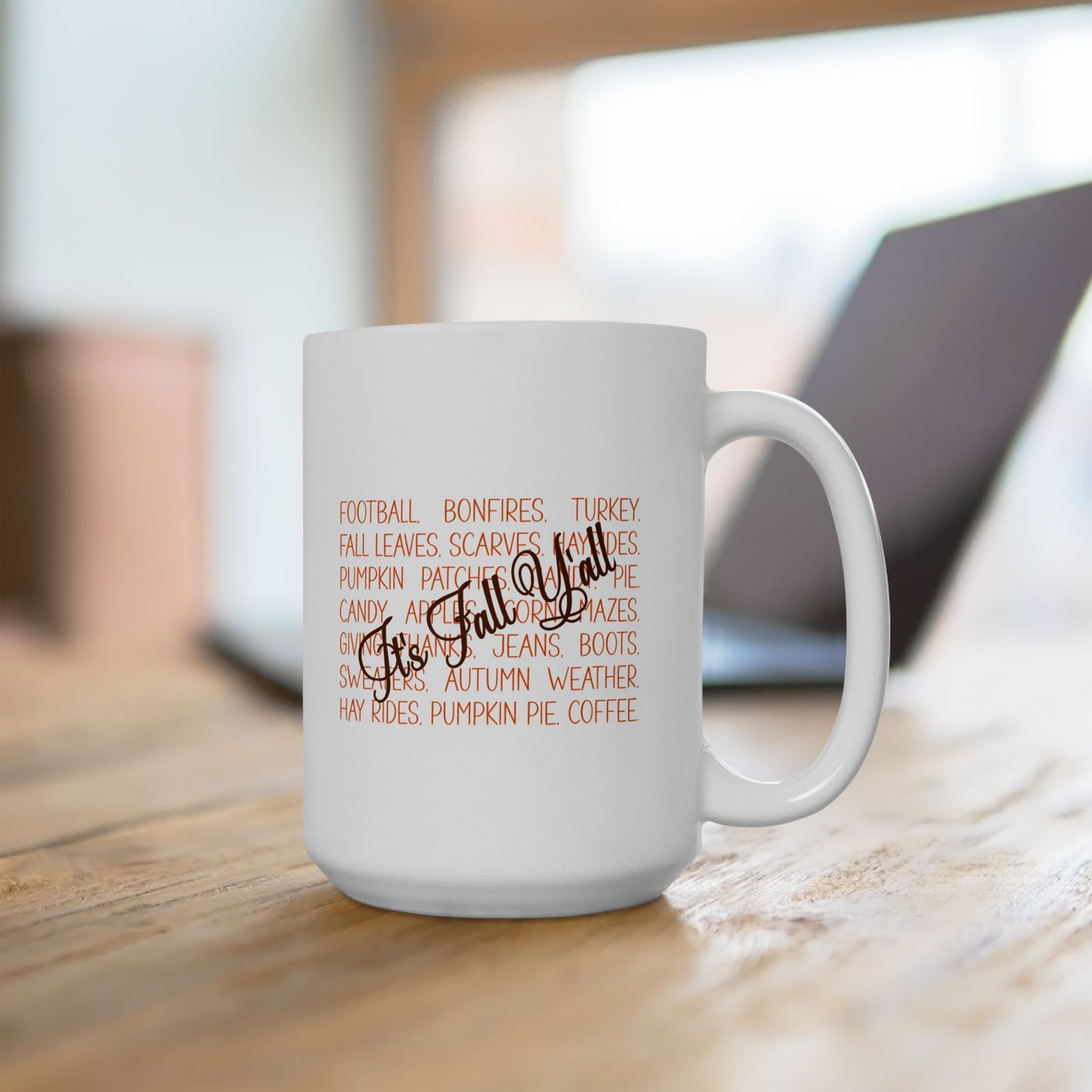 Ceramic Mug - Autumn - It's Fall Y'all (1b)