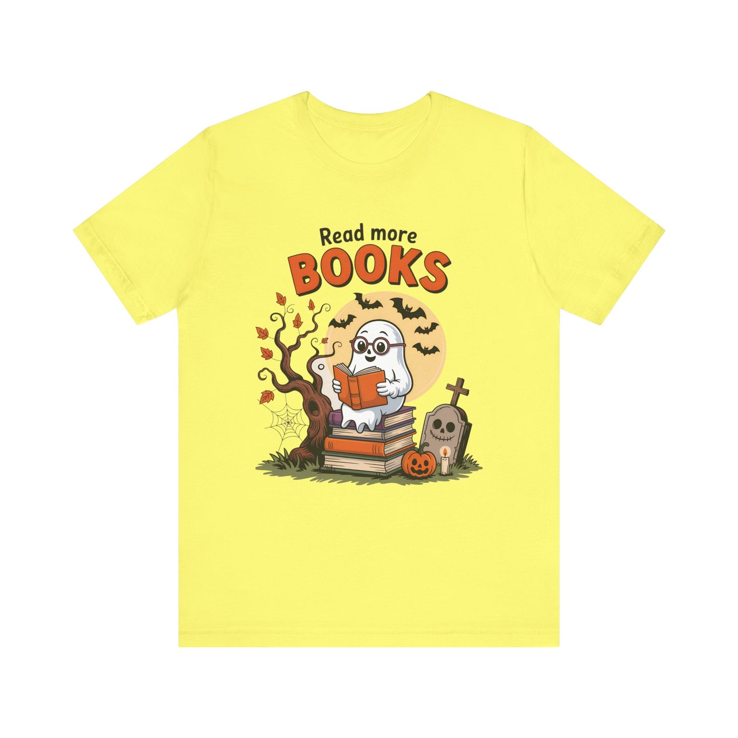 T-Shirt - Teacher / Halloween - Read More Books (01a)