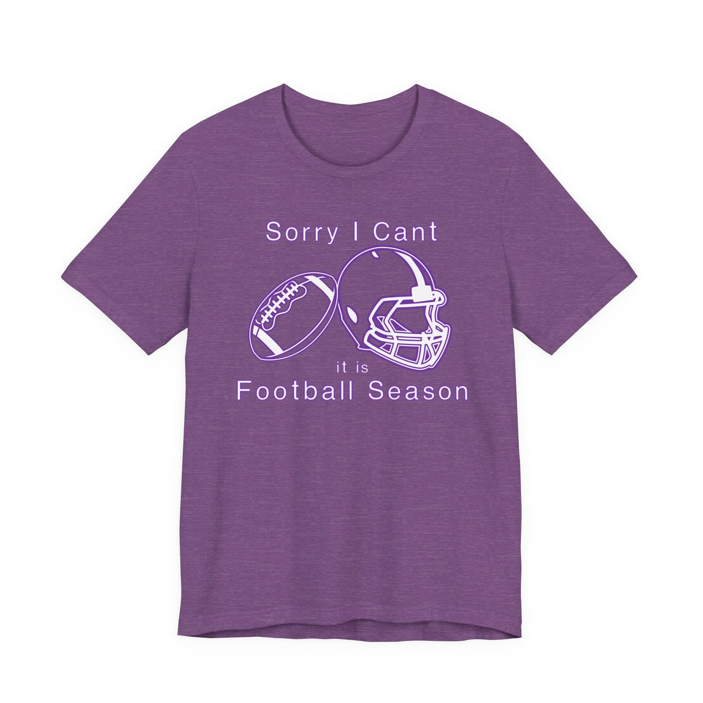 T-shirt - Football - Sorry I Cant (01c)