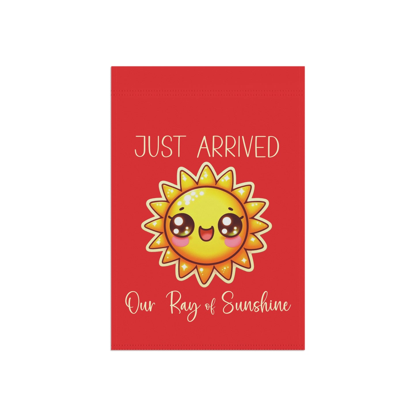 Garden Flag - Baby - Just Arrived...Our Ray of Sunshine (01a)