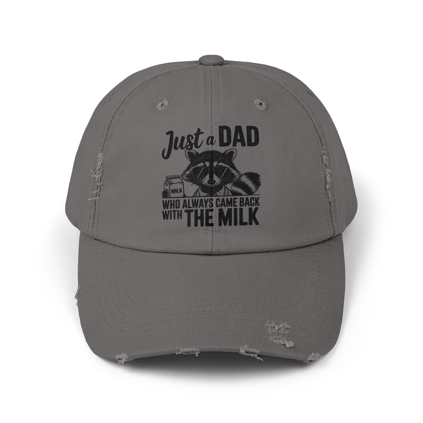 Distressed Cap - Dad / Funny - Just a dad (1)