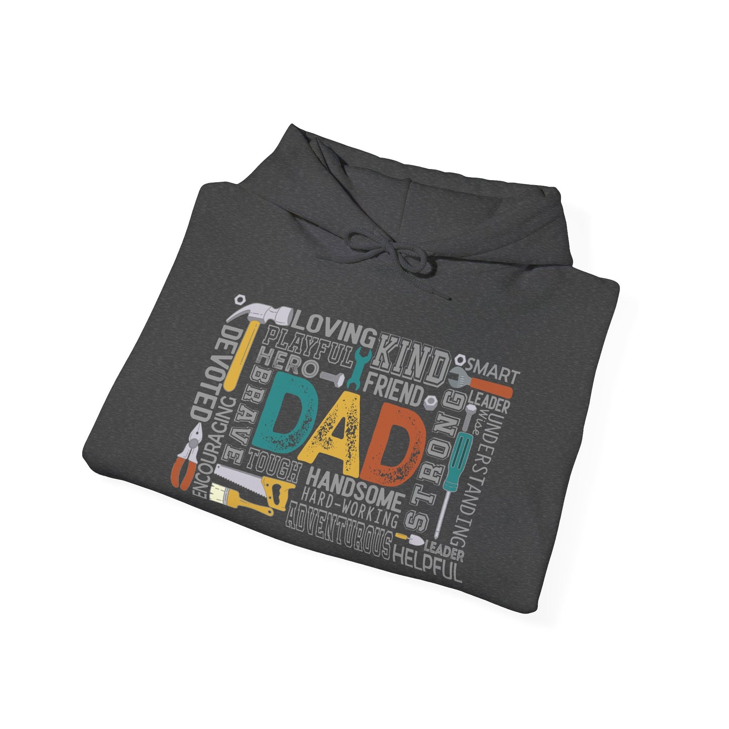 Hoodie - Dad - Handyman Dad (1) - Light Writing