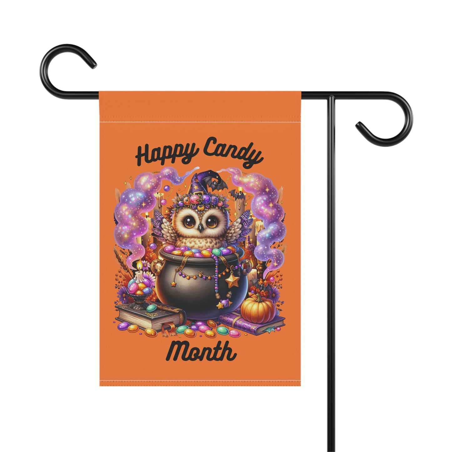 Garden Flag - Halloween - Happy Candy Month (01)