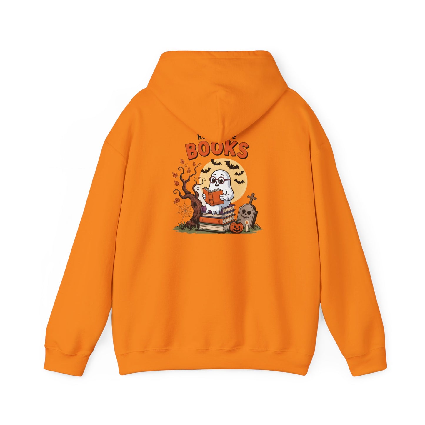 Heavy Blend Hoodie - Teacher/Halloween - Read More Books (01a)