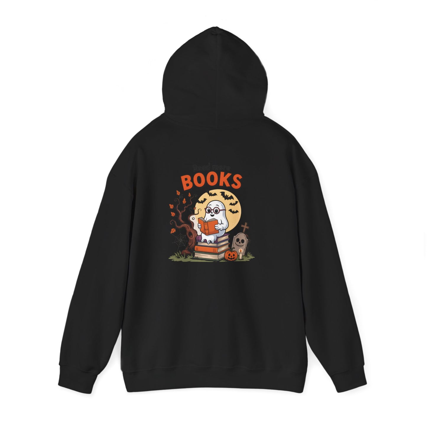 Heavy Blend Hoodie - Teacher/Halloween - Read More Books (01a)