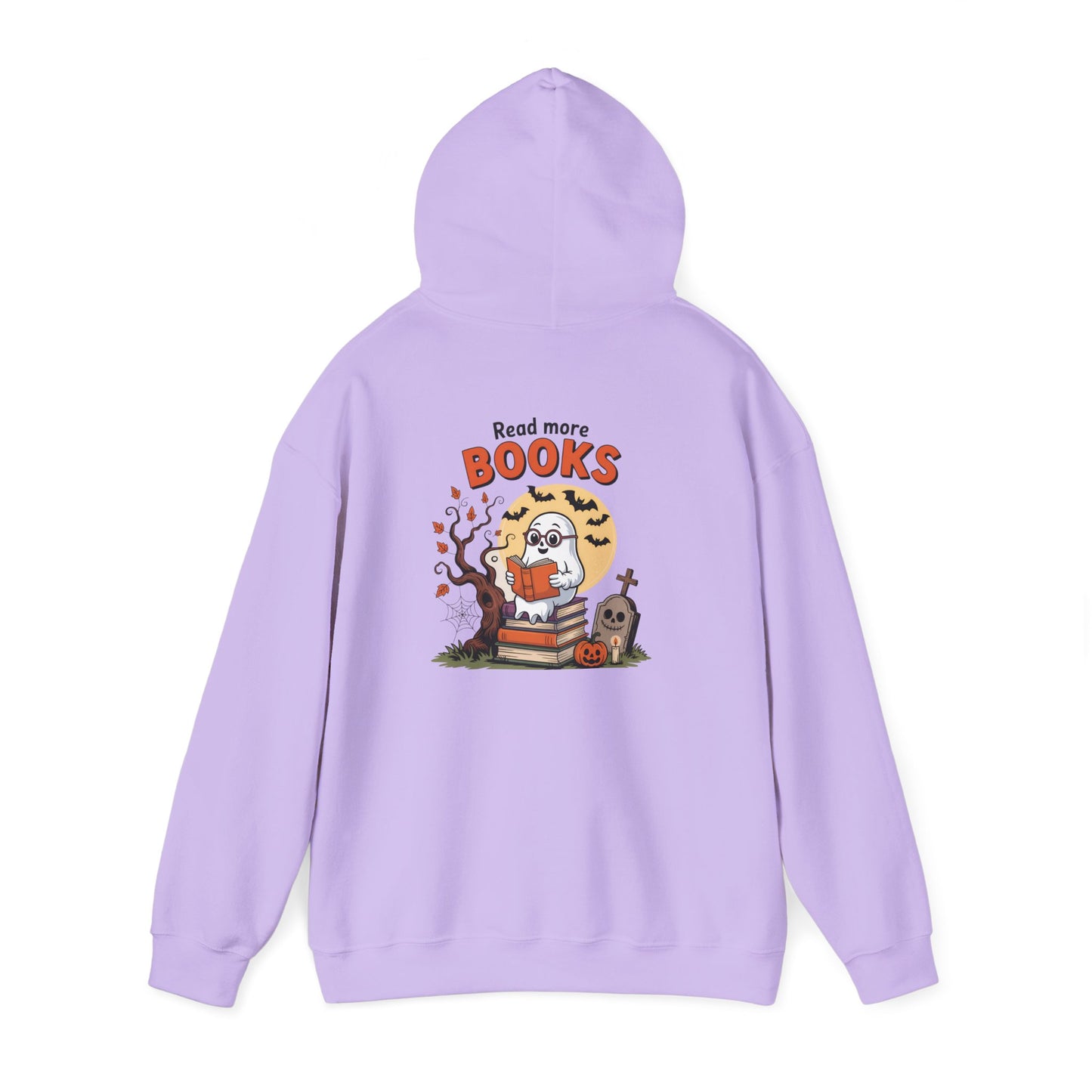 Heavy Blend Hoodie - Teacher/Halloween - Read More Books (01a)