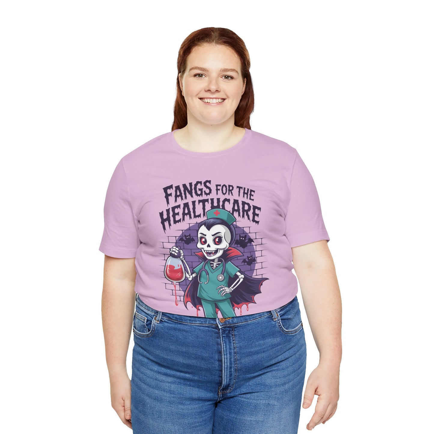 T-Shirt - Medical / Halloween - Fangs for the Healthcare (01a)