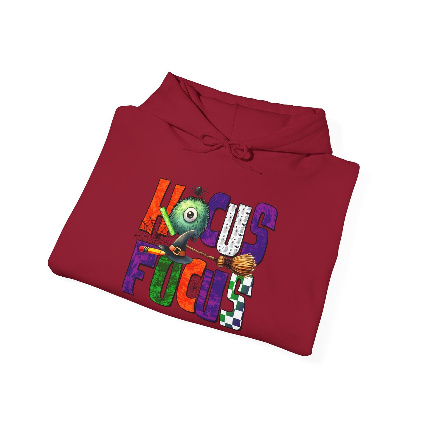 Heavy Blend Hoodie - Teacher/Halloween - Hocus Focus (01a)