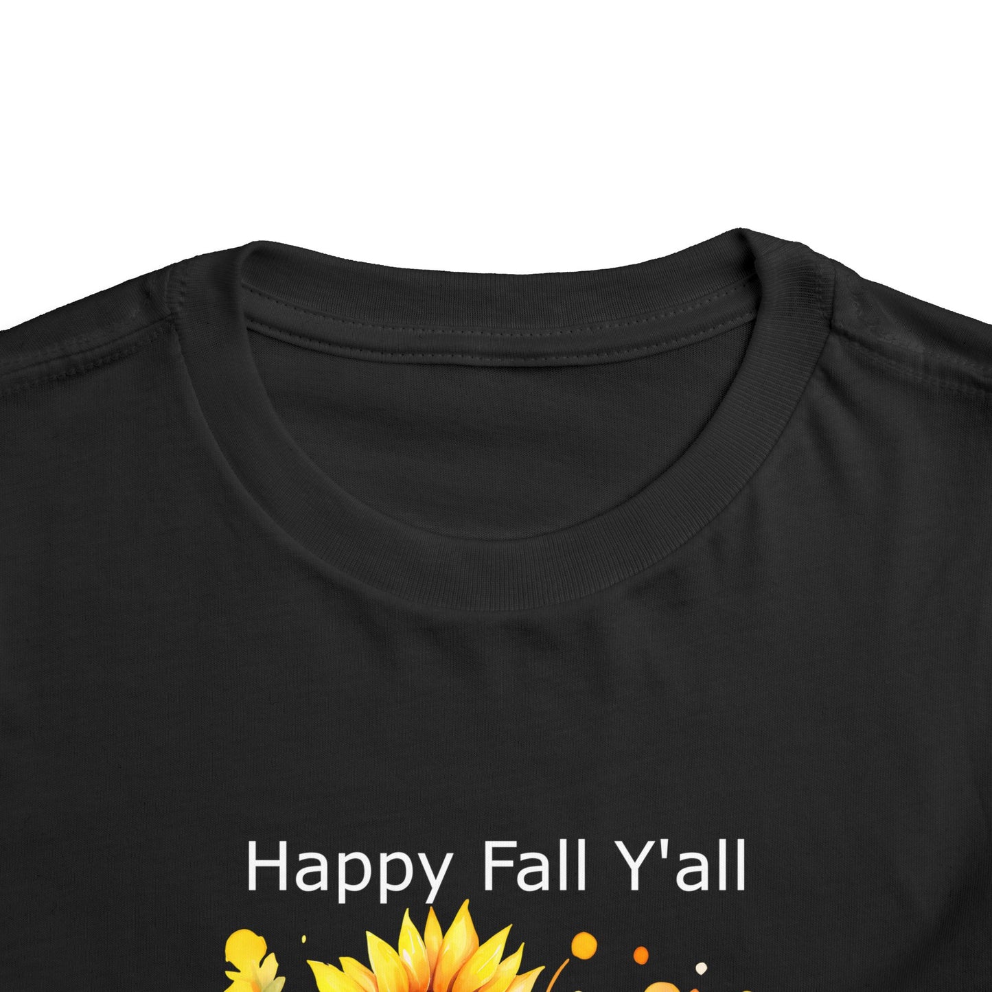 Toddler Tee - Autumn - Happy Fall Y'All (01)