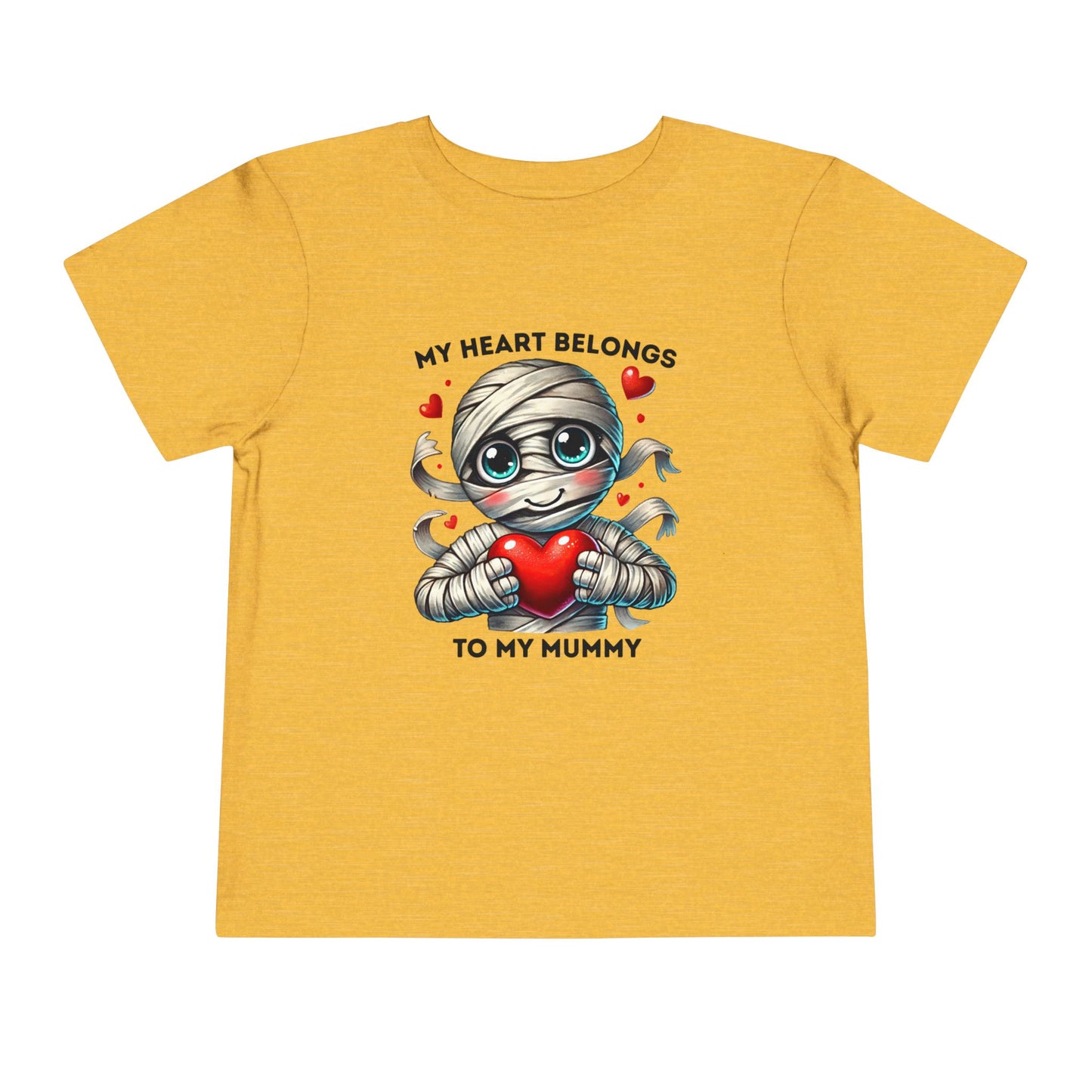 Toddler Tee - Halloween - My Heart Belongs to My Mummy (1a)