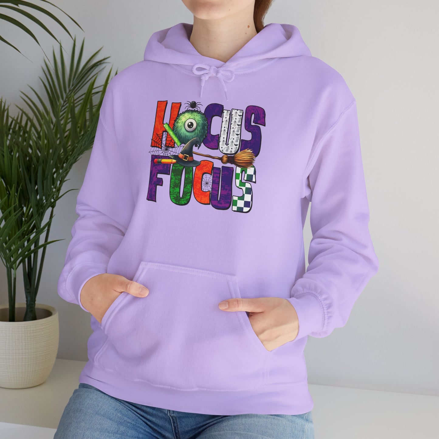 Heavy Blend Hoodie - Teacher/Halloween - Hocus Focus (01a)