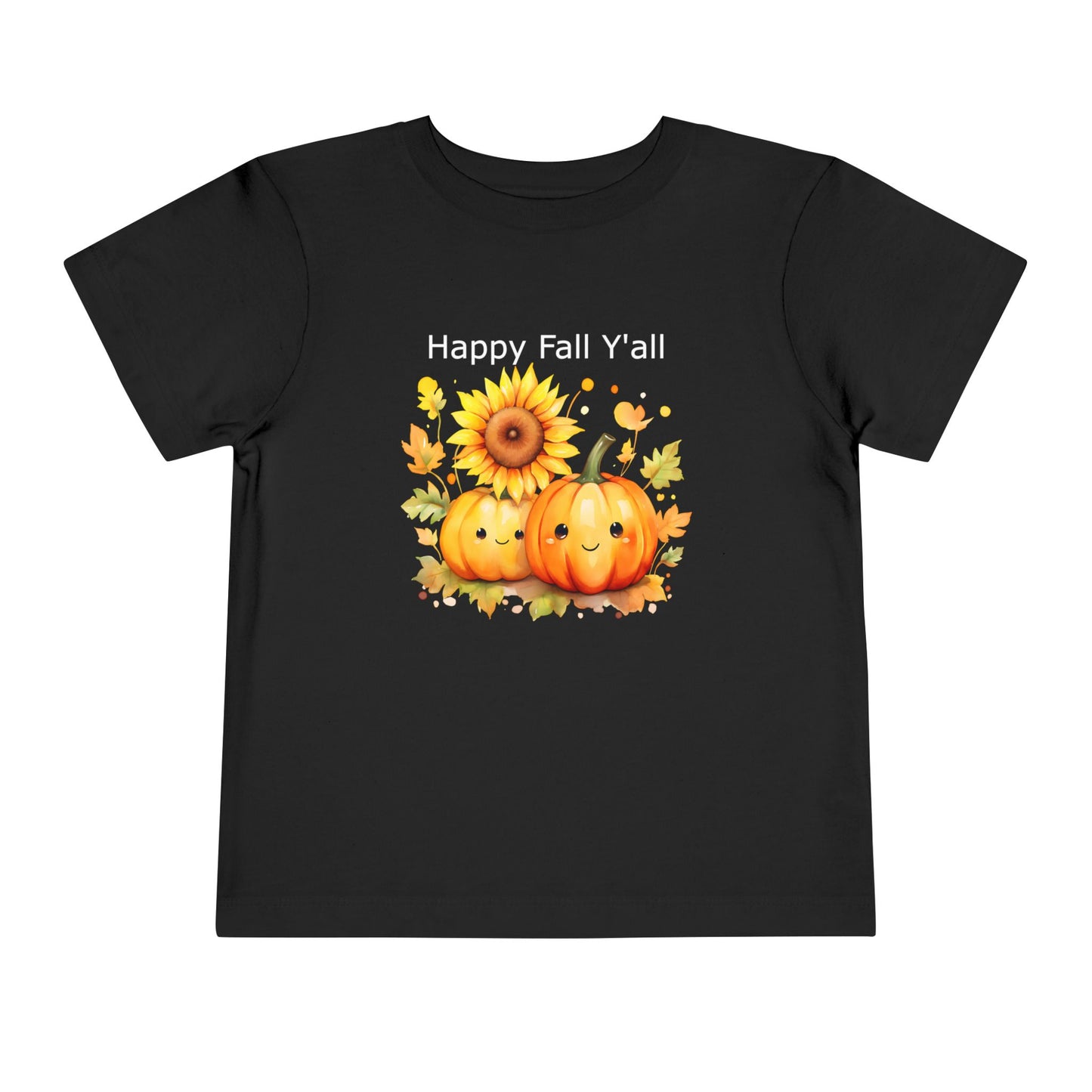 Toddler Tee - Autumn - Happy Fall Y'All (01)