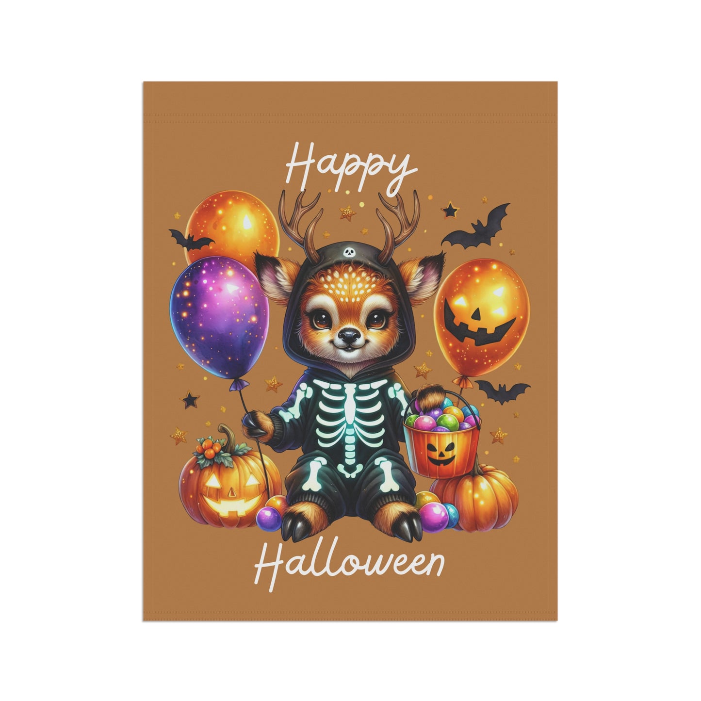 Garden Flag - Halloween - Happy Halloween (04a)