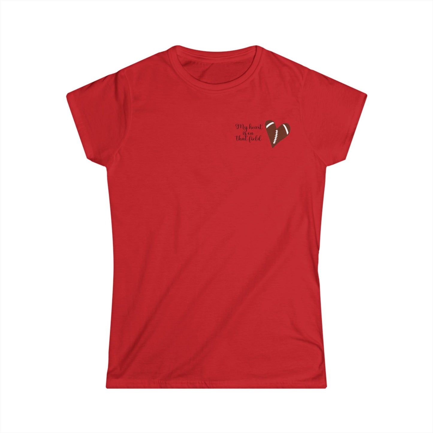 Female T-Shirt - Football - Loud & Proud Mom (01a)