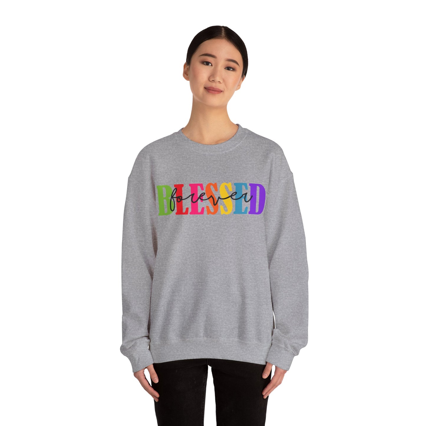 Sweatshirt - Faith - Blessed Forever (1)