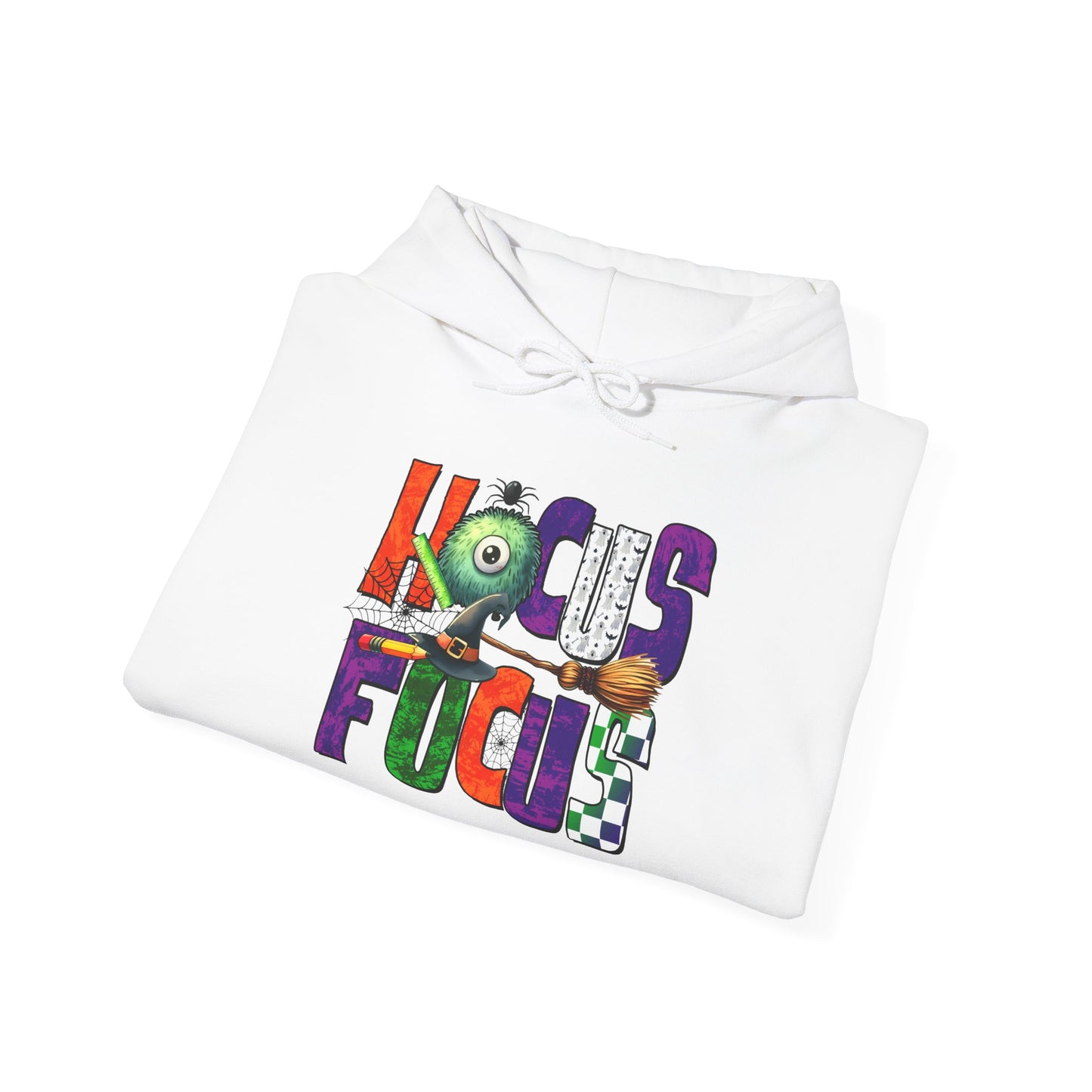 Heavy Blend Hoodie - Teacher/Halloween - Hocus Focus (01a)