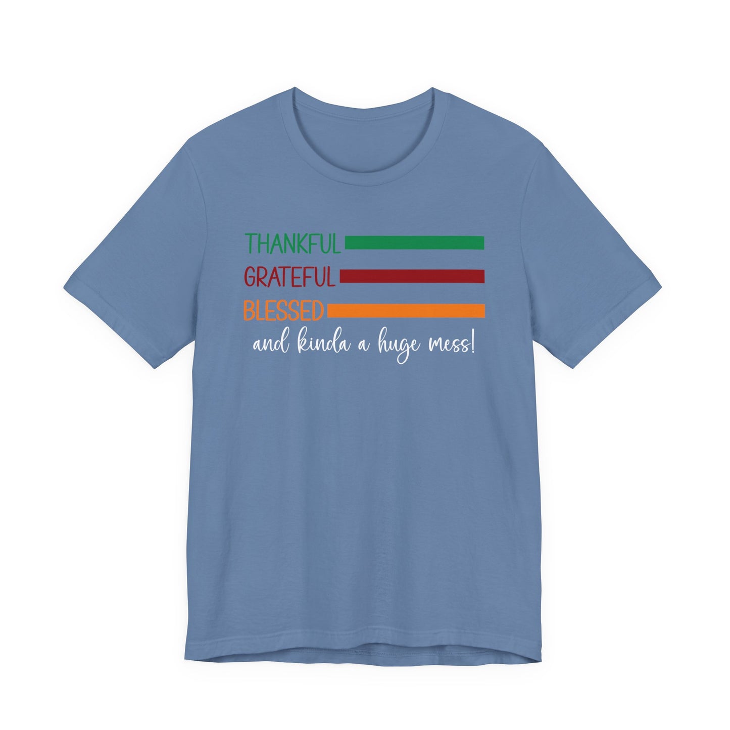T-shirt - Christian - Thankful, Grateful, Blessed & Crazy (1a)