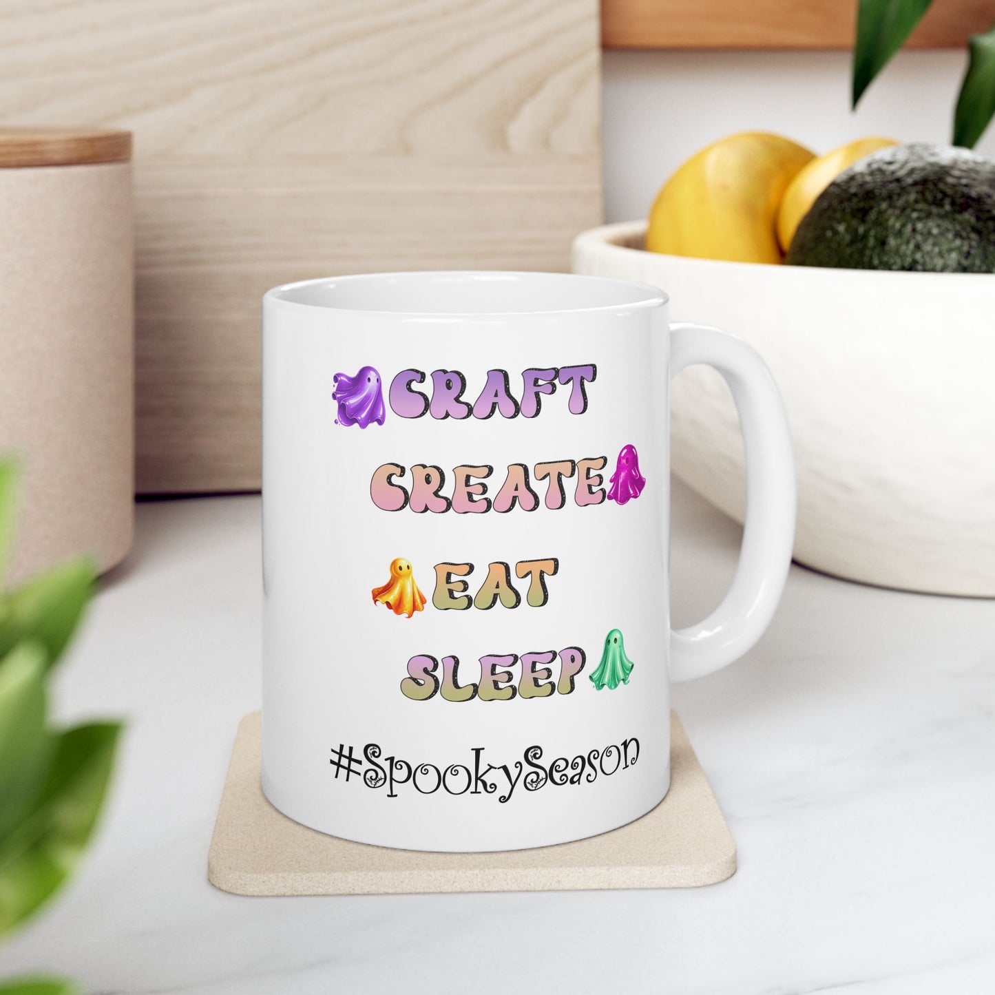 Ceramic Mug - Halloween - Craft Create Eat Sleep #spookyseason (01a)
