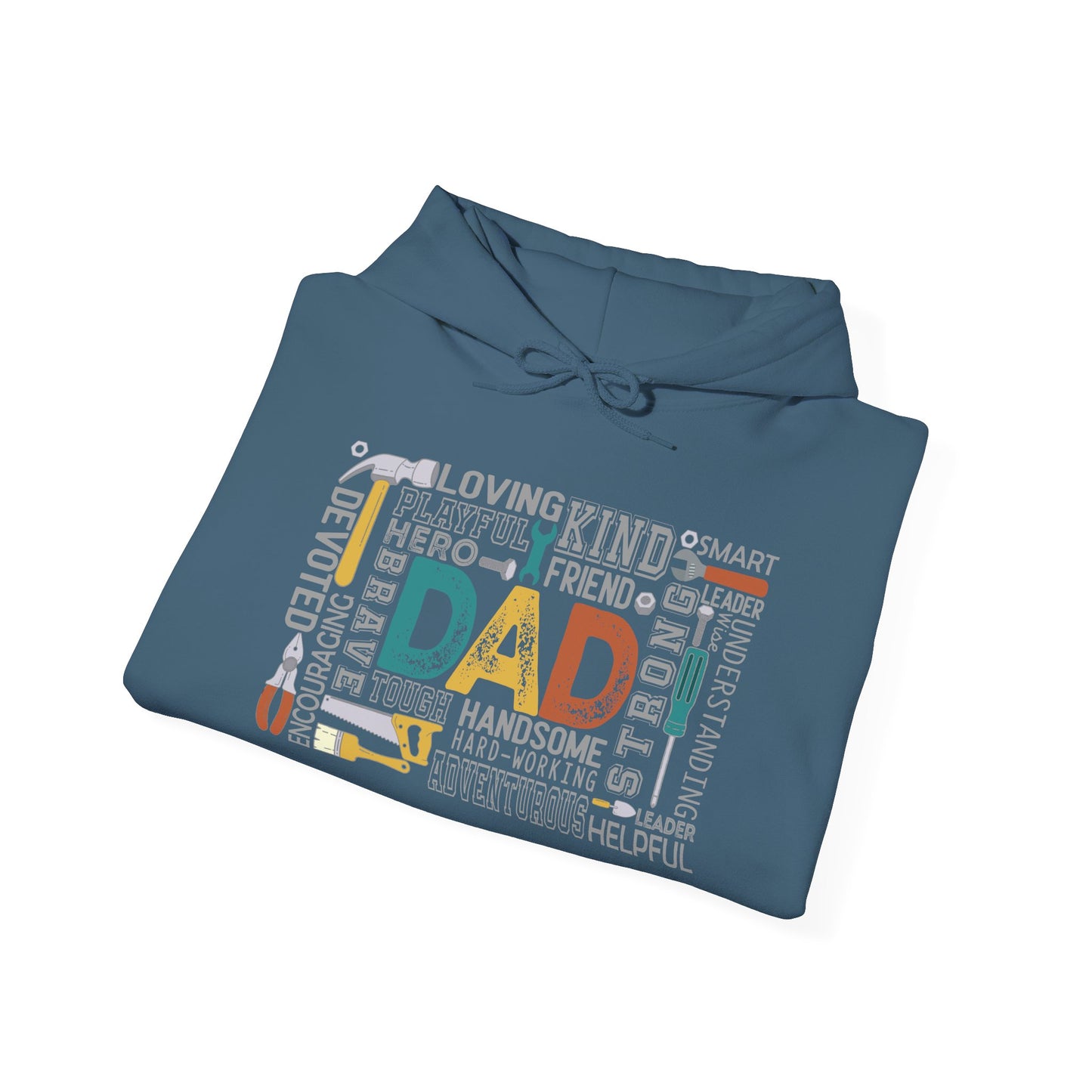 Hoodie - Dad - Handyman Dad (1) - Light Writing