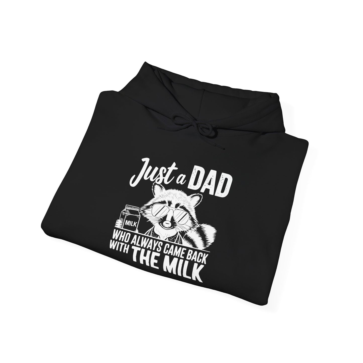 Hoodie - Dad - Just a Dad (1) - White Writing