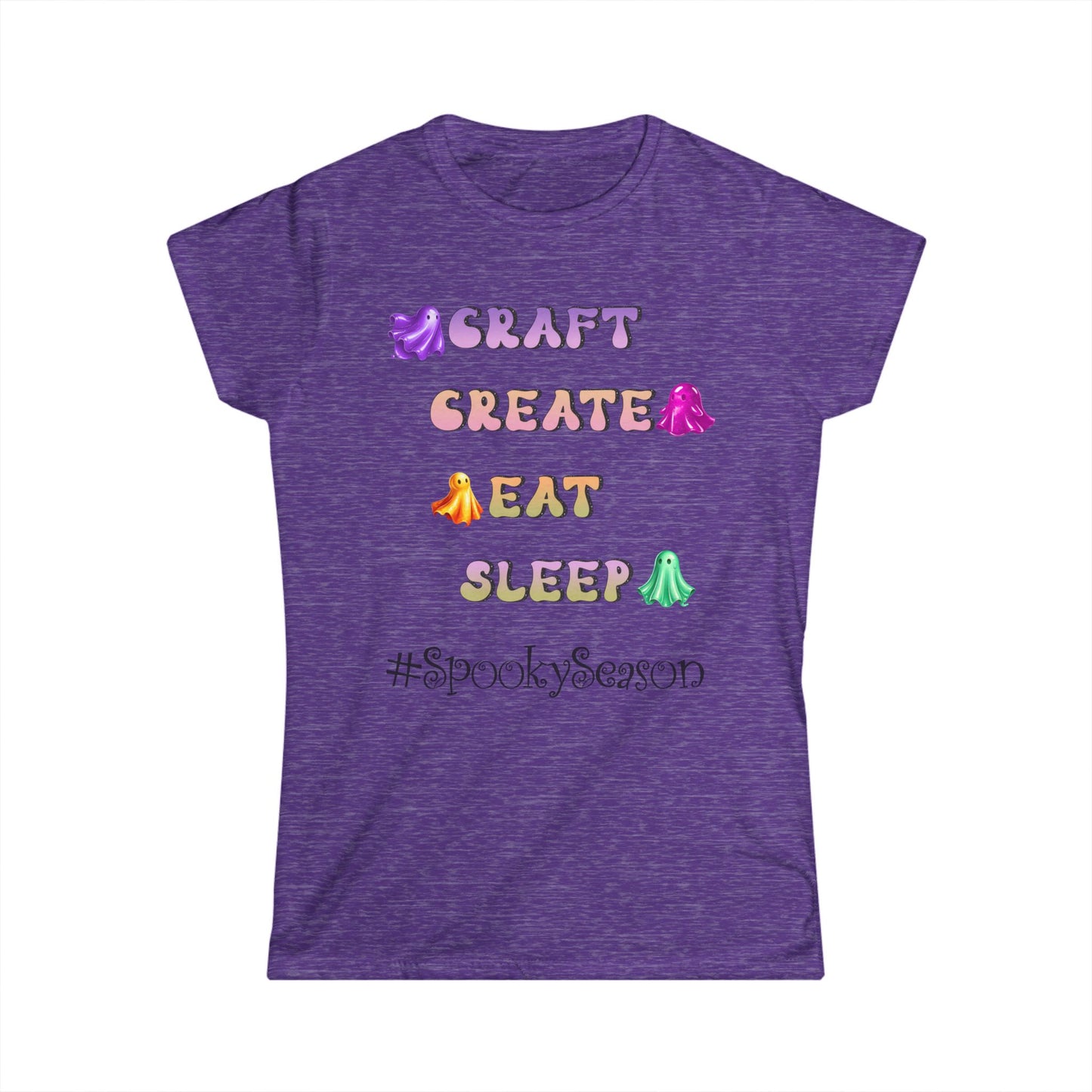 Female T-Shirt - Halloween - Craft Create Eat Sleep #spookyseason (01a)