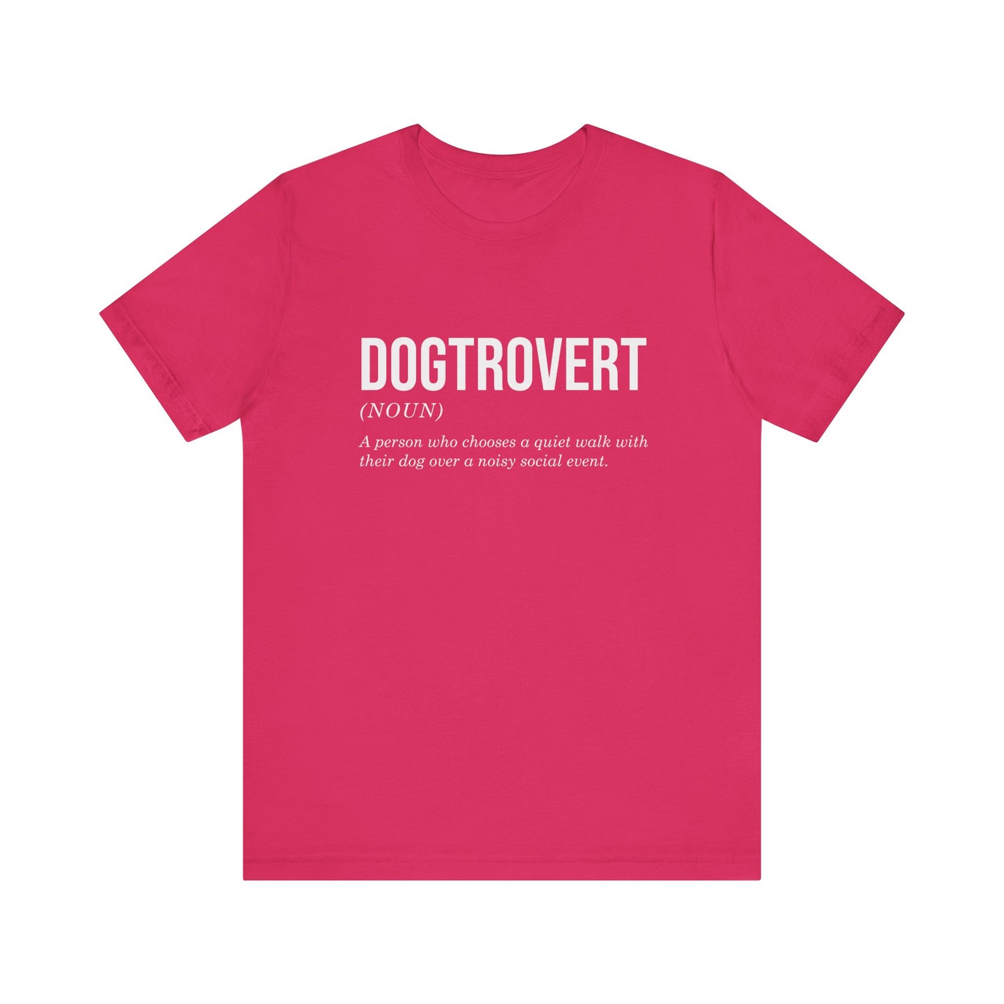 T-Shirt - Animal Lover - Dogtrovert (1b)