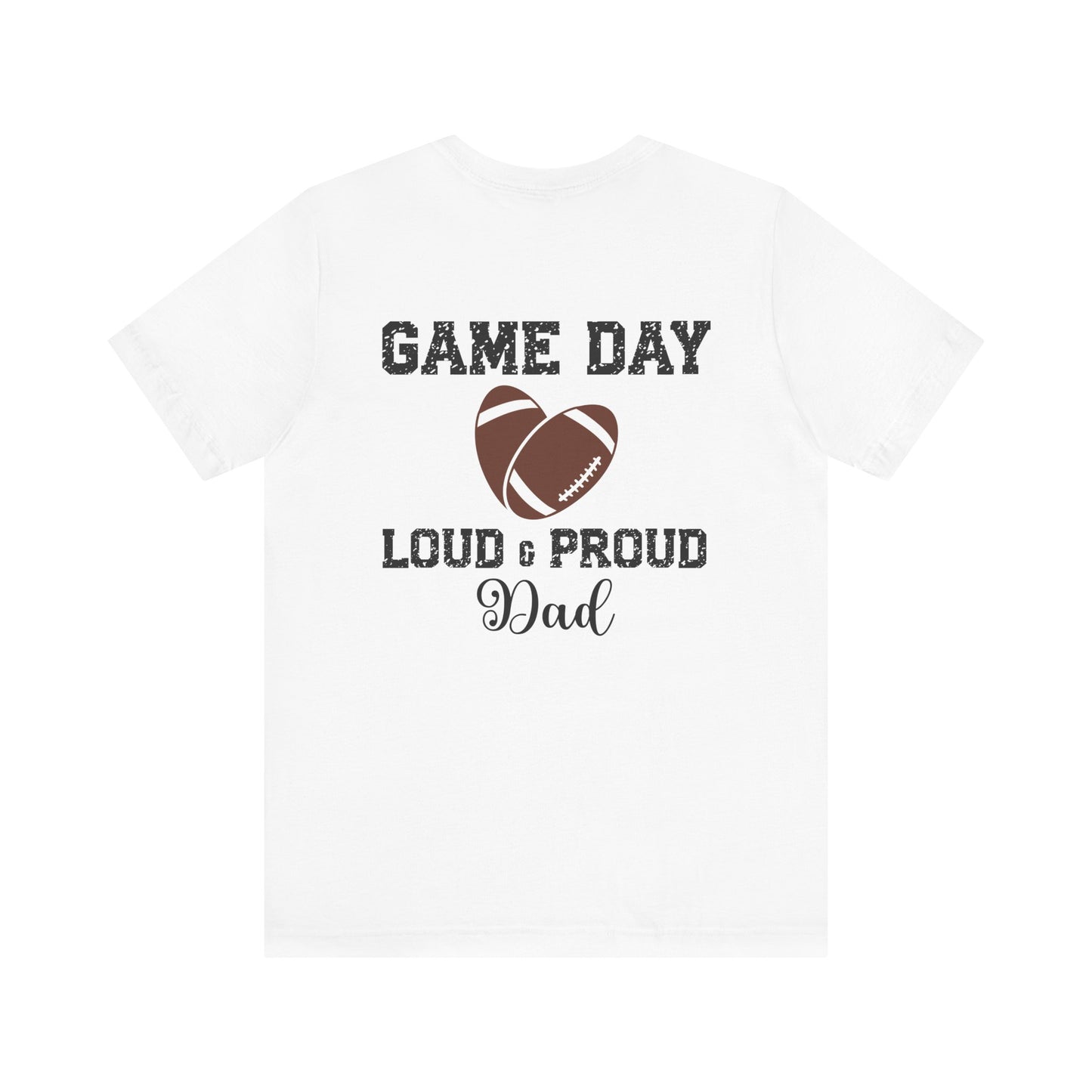 T-shirt - Football - Loud & Proud Dad (01a)