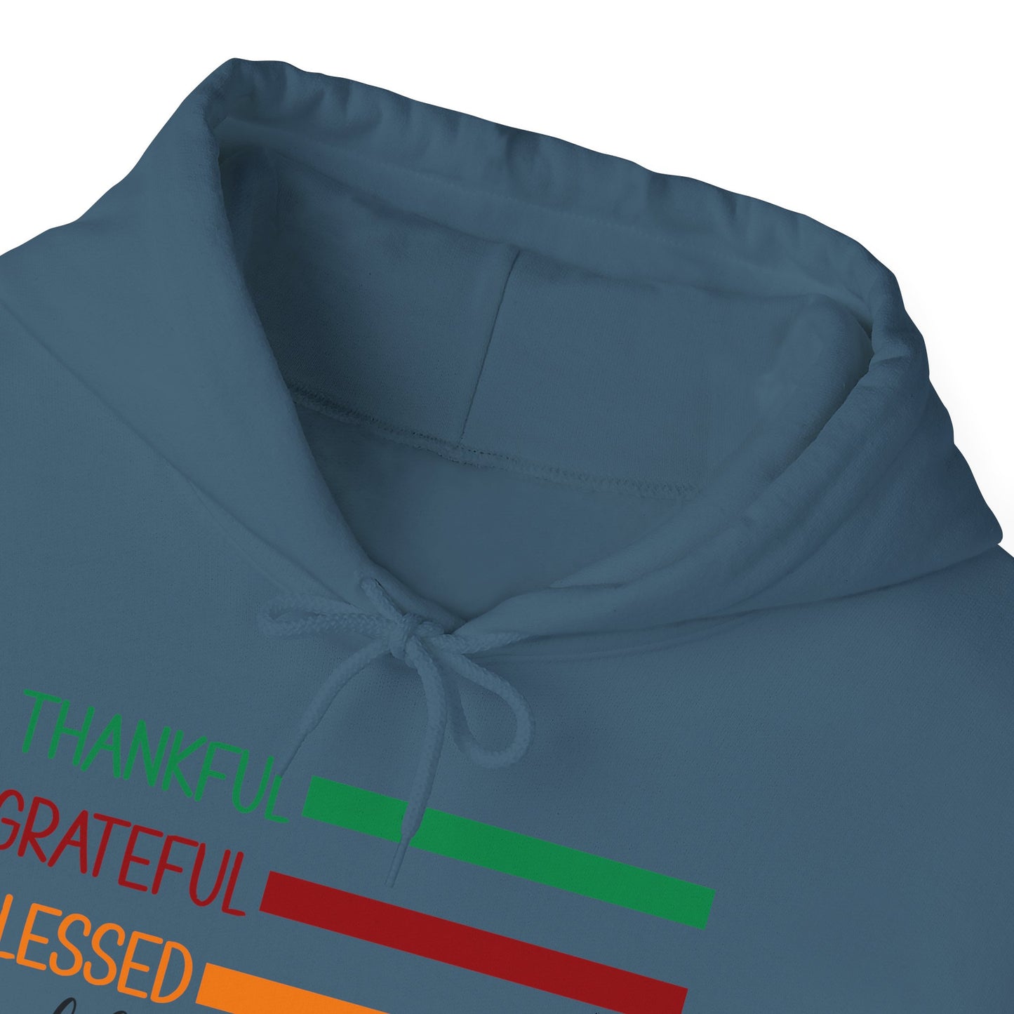 Heavy Blend Hoodie - Christian - Thankful, Grateful, Blessed & a Mess (1a)