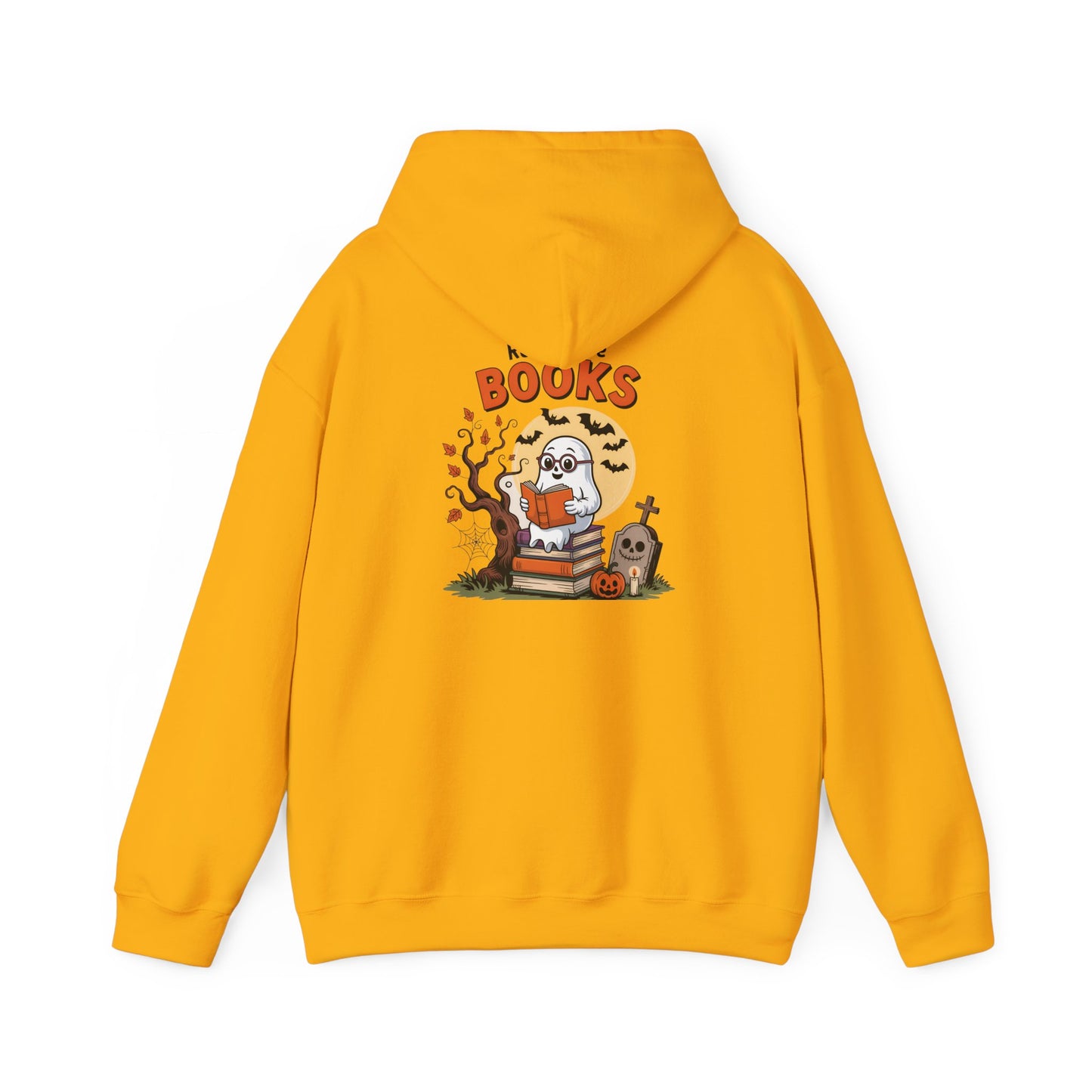 Heavy Blend Hoodie - Teacher/Halloween - Read More Books (01a)