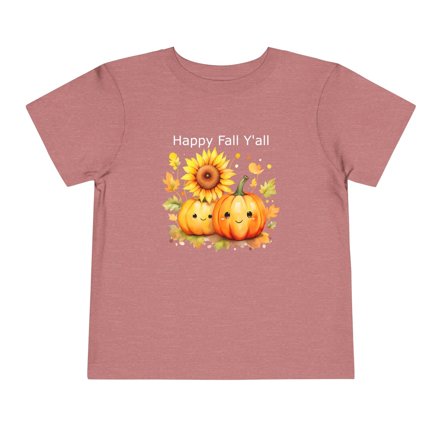 Toddler Tee - Autumn - Happy Fall Y'All (01)