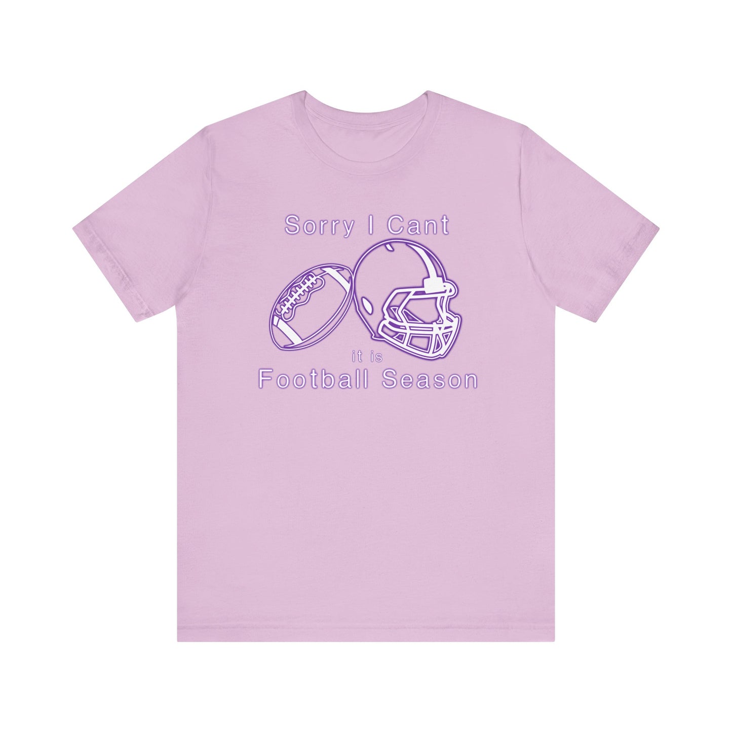 T-shirt - Football - Sorry I Cant (01c)