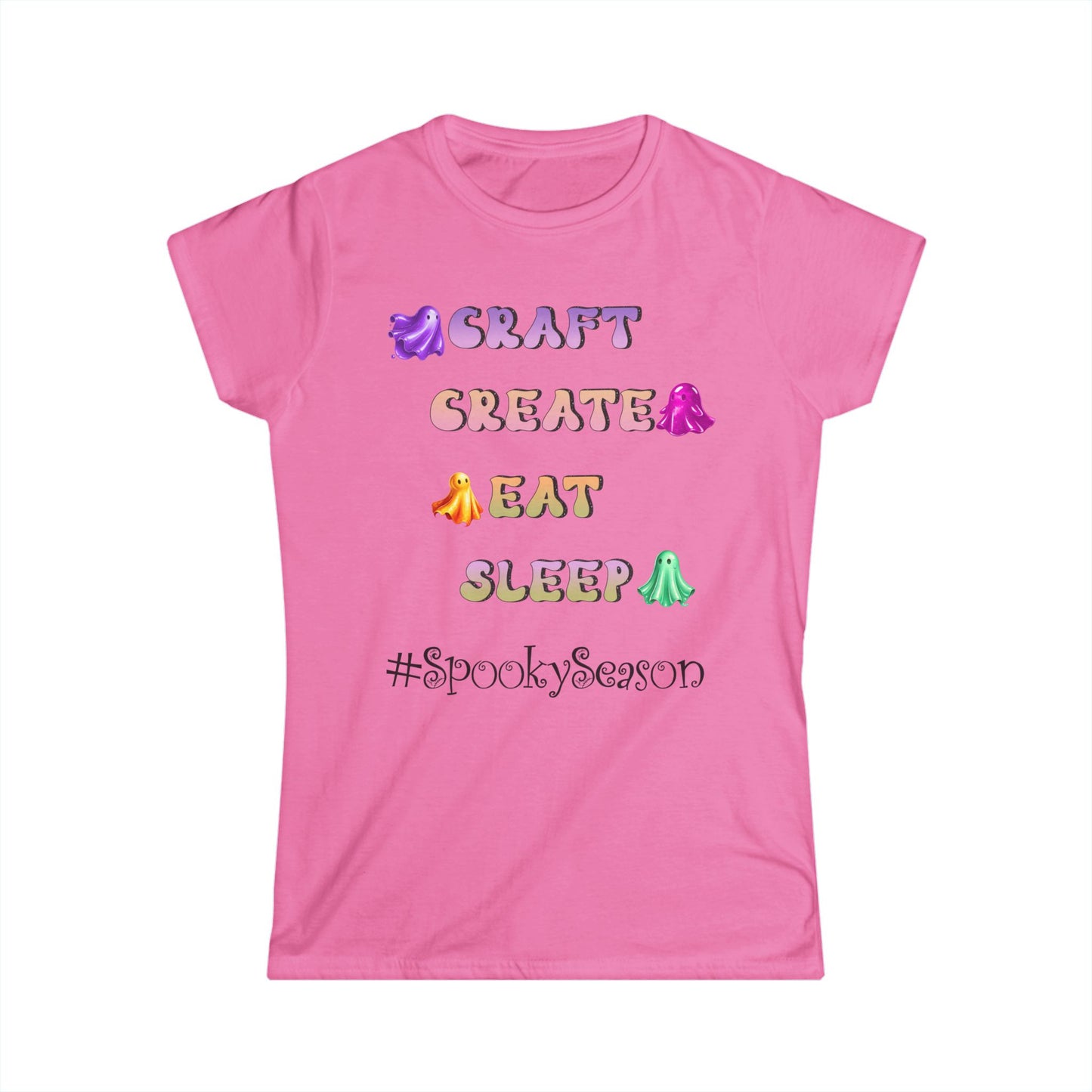 Female T-Shirt - Halloween - Craft Create Eat Sleep #spookyseason (01a)