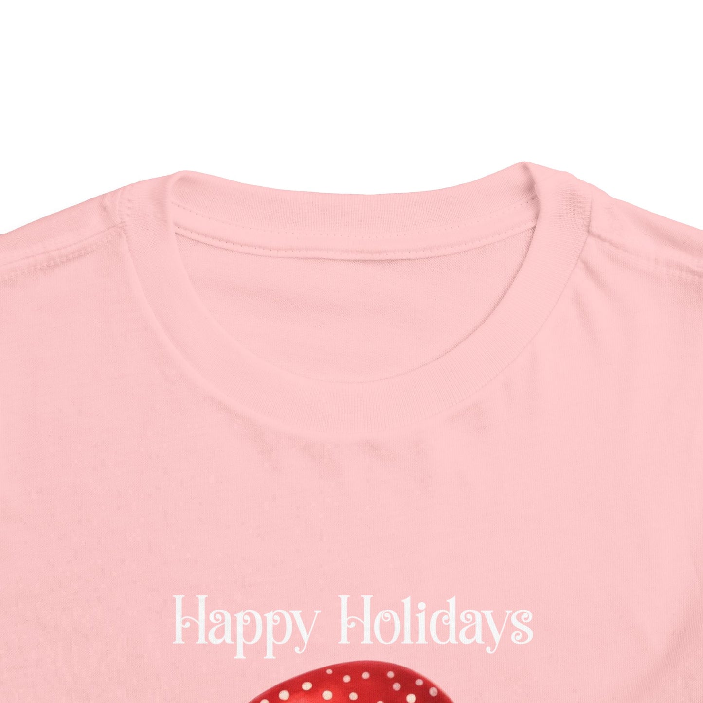Toddler Tee - Christmas - Gingerbread - Happy Holidays (02a)