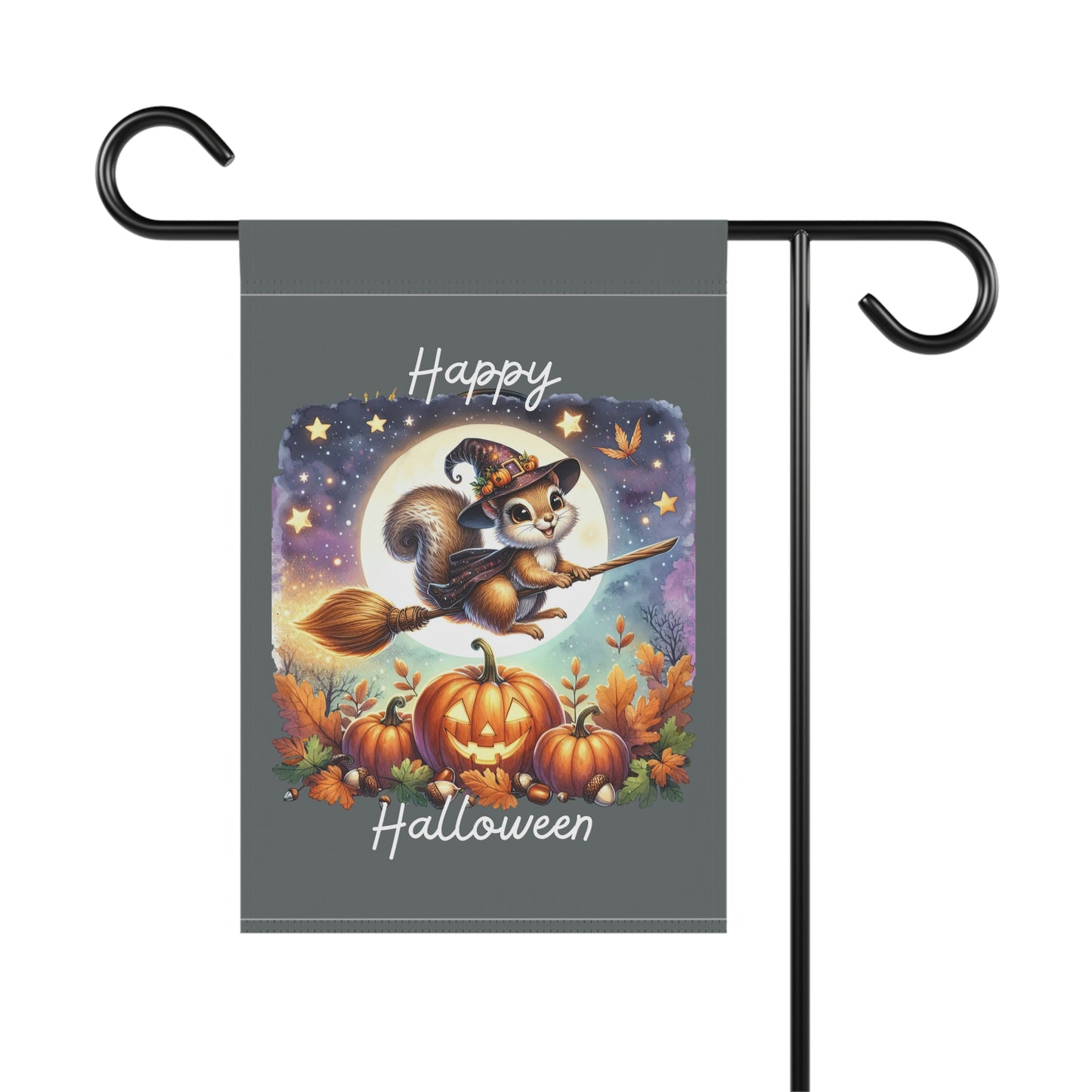 Garden Flag - Halloween - Happy Halloween (01a)