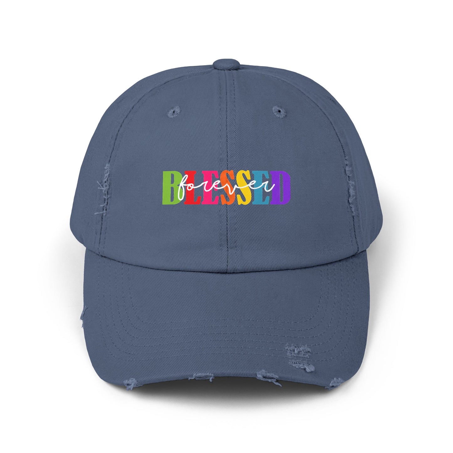 Distressed Cap - Faith - Blessed Forever (1)