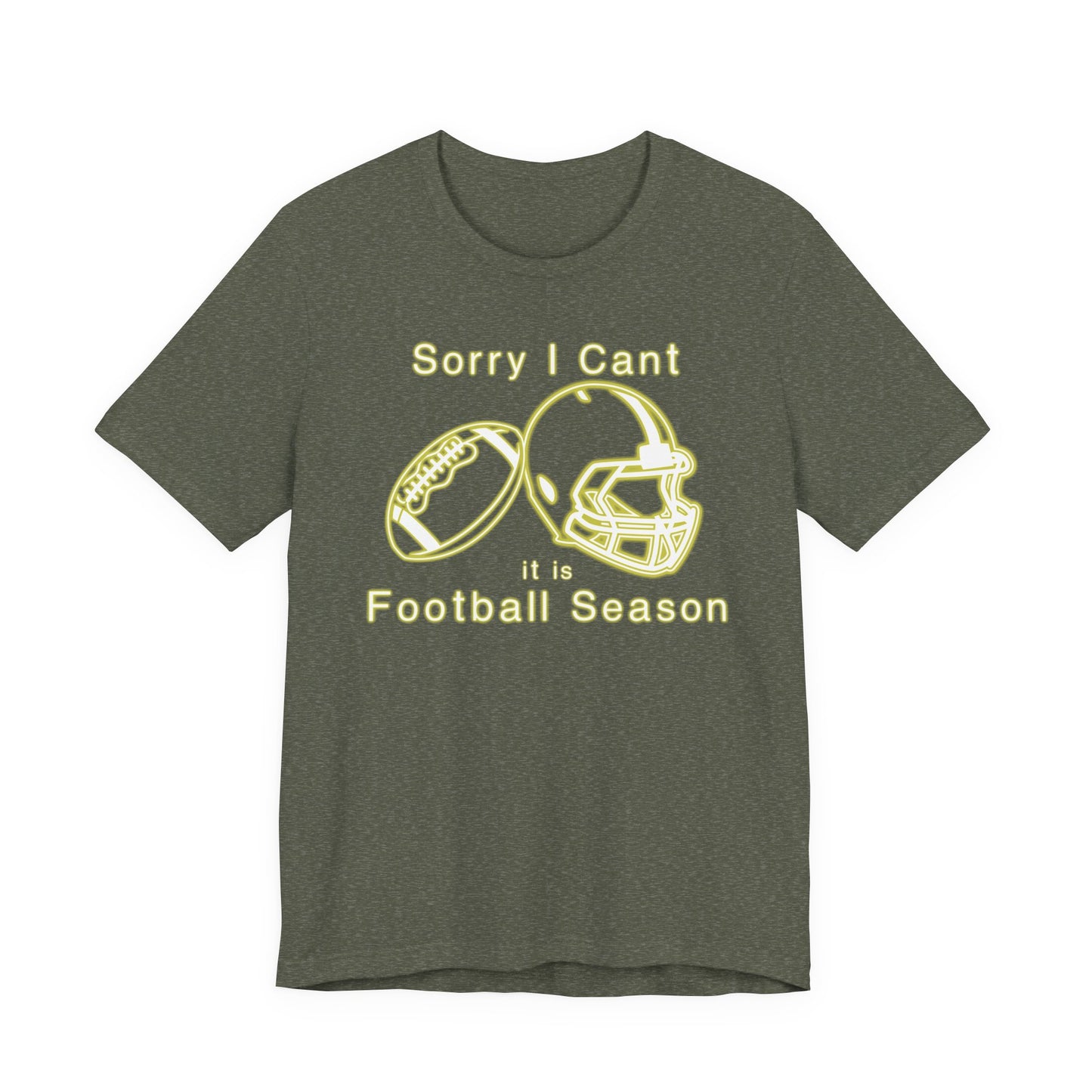 T-shirt - Football - Sorry I Cant (01h)