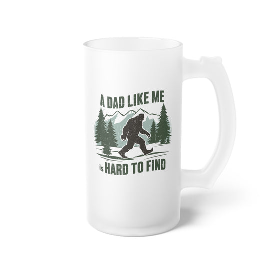 Frosted Glass Beer Mug - Dad - A Dad Like Me (1)