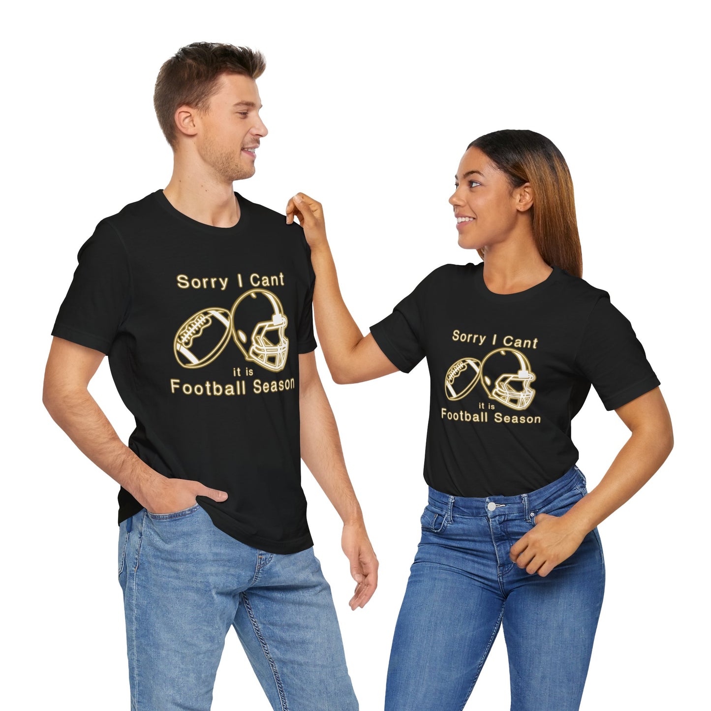 T-shirt - Football - Sorry I Cant (01f)