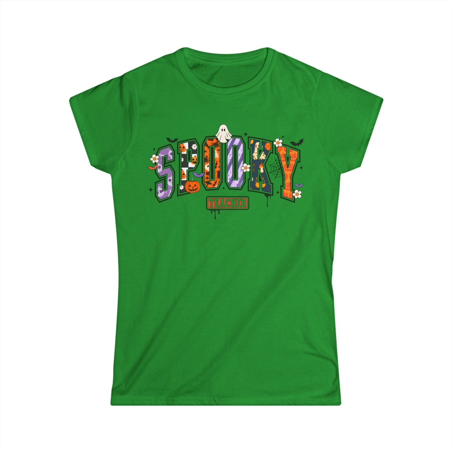 Female T-Shirt - Teacher / Halloween - Spooky Teacher (01a)