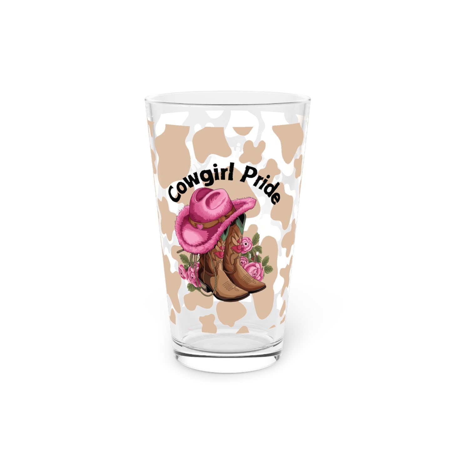 Pint Glass, 16oz - Cowgirl Pride (1)