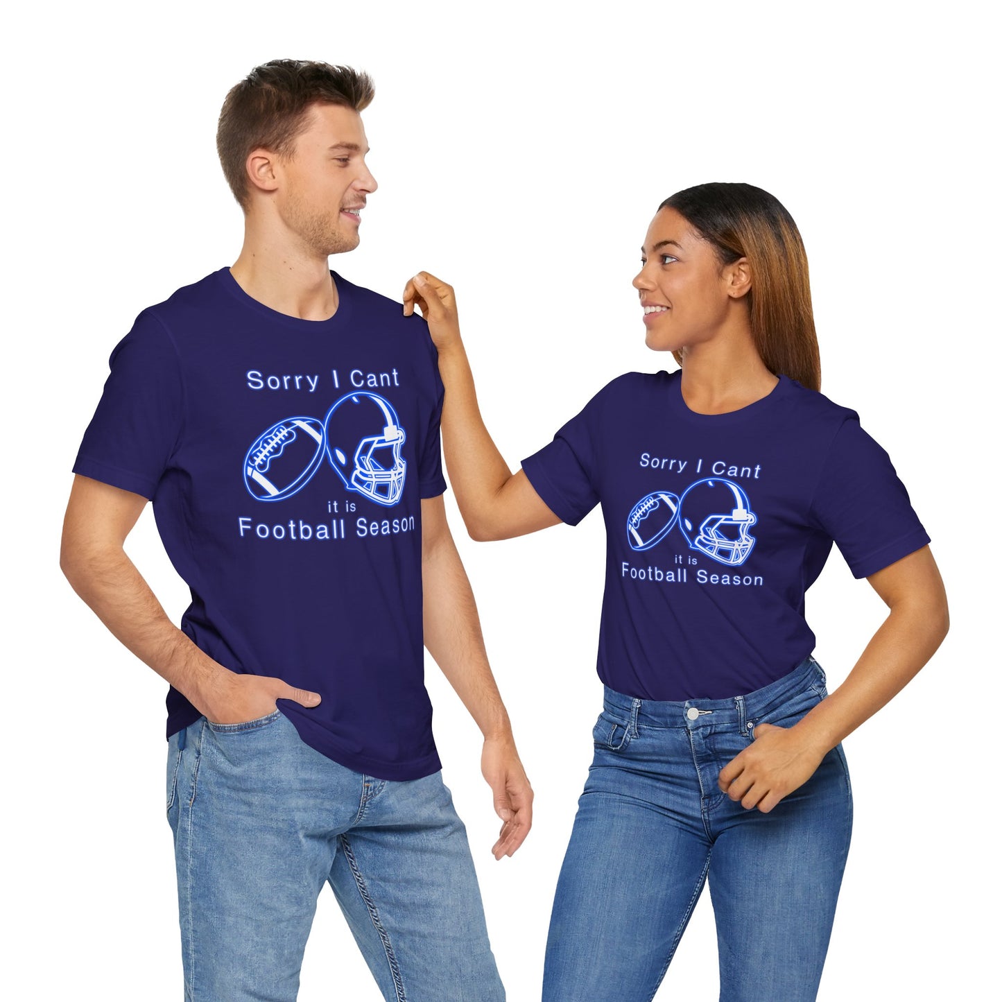 T-shirt - Football - Sorry I Cant (01i)