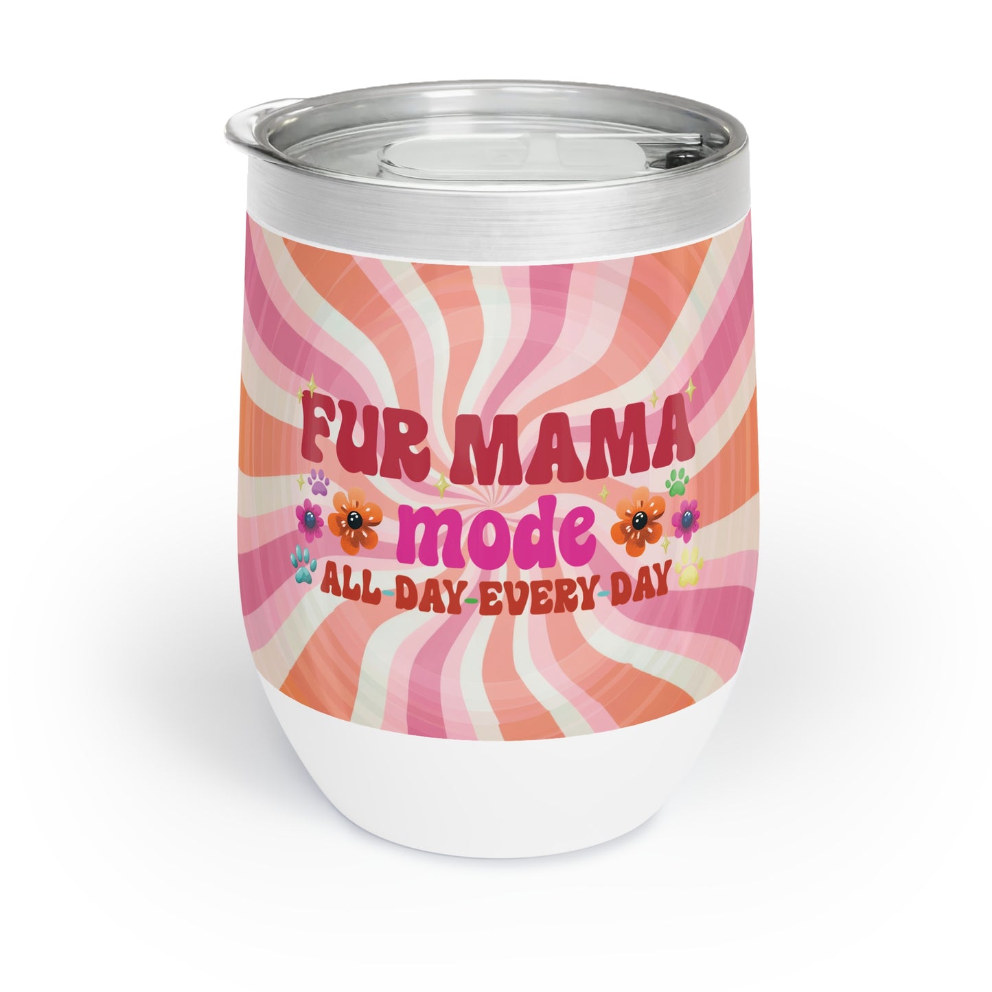 Wine Tumbler - Fur Mama (1)