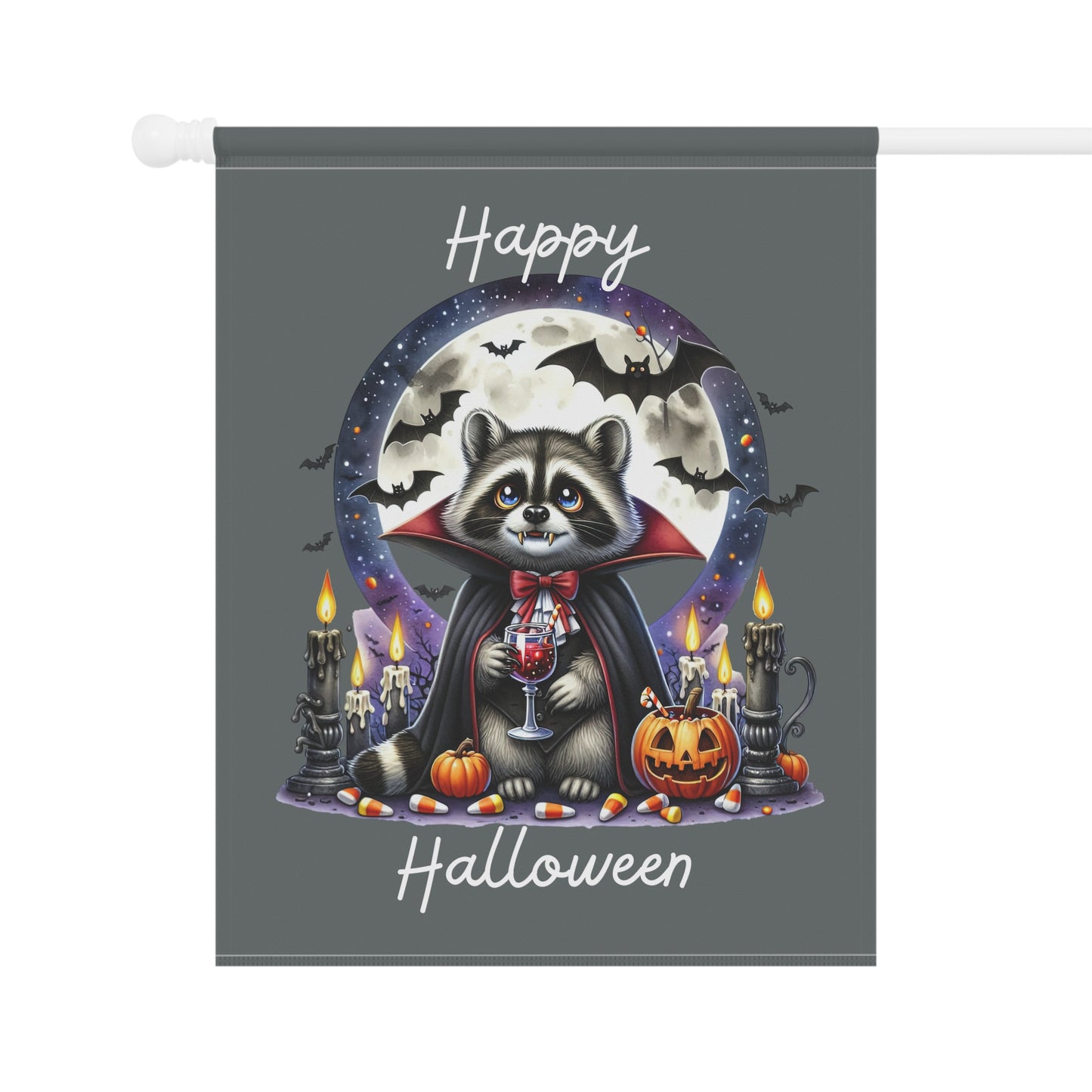 Garden Flag - Halloween - Happy Halloween (05a)