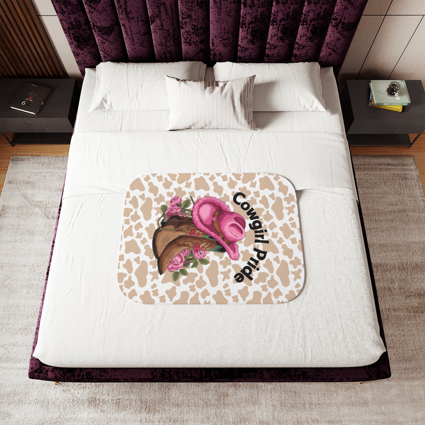 Sherpa Blanket - Cowgirl Pride