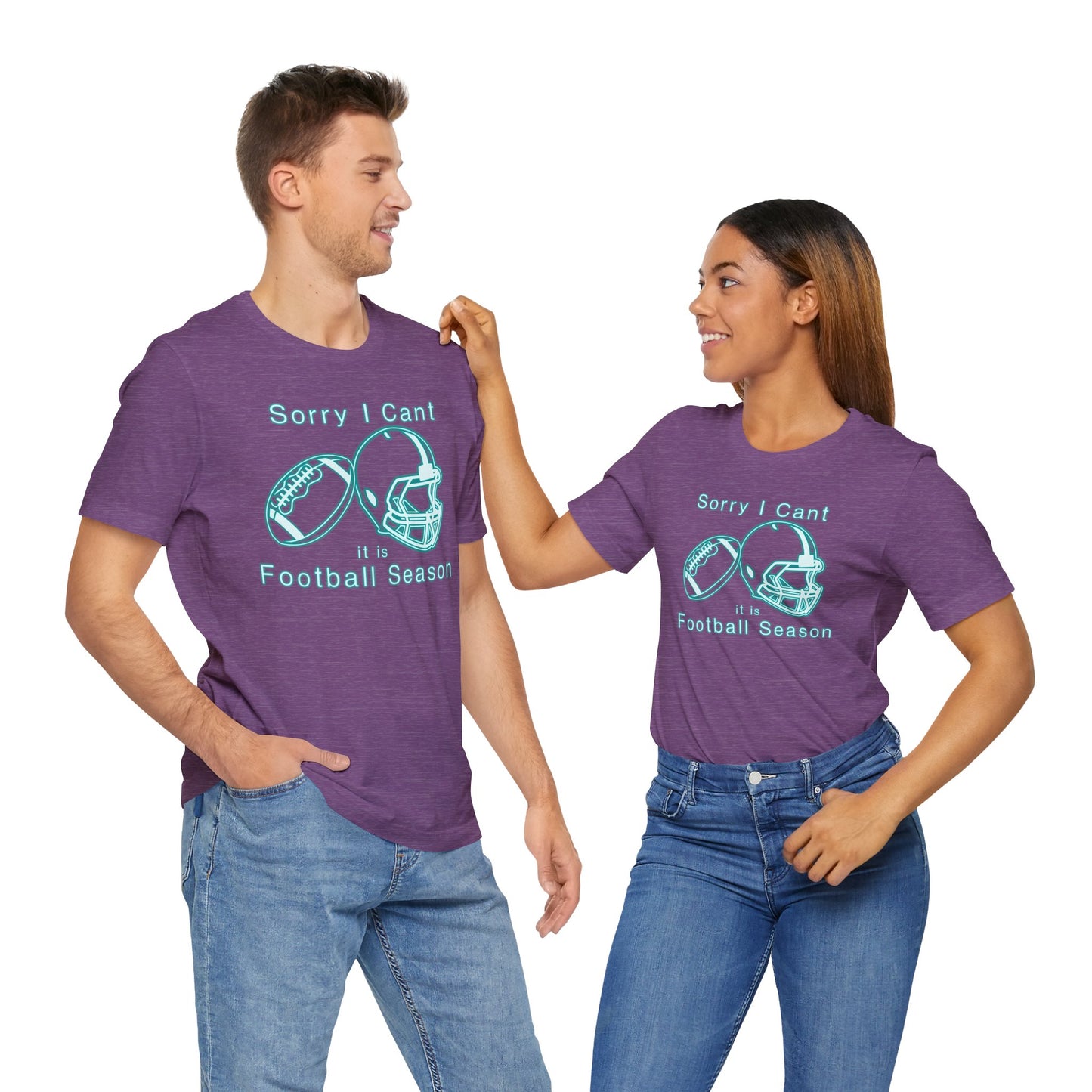 T-shirt - Football - Sorry I Cant (01b)