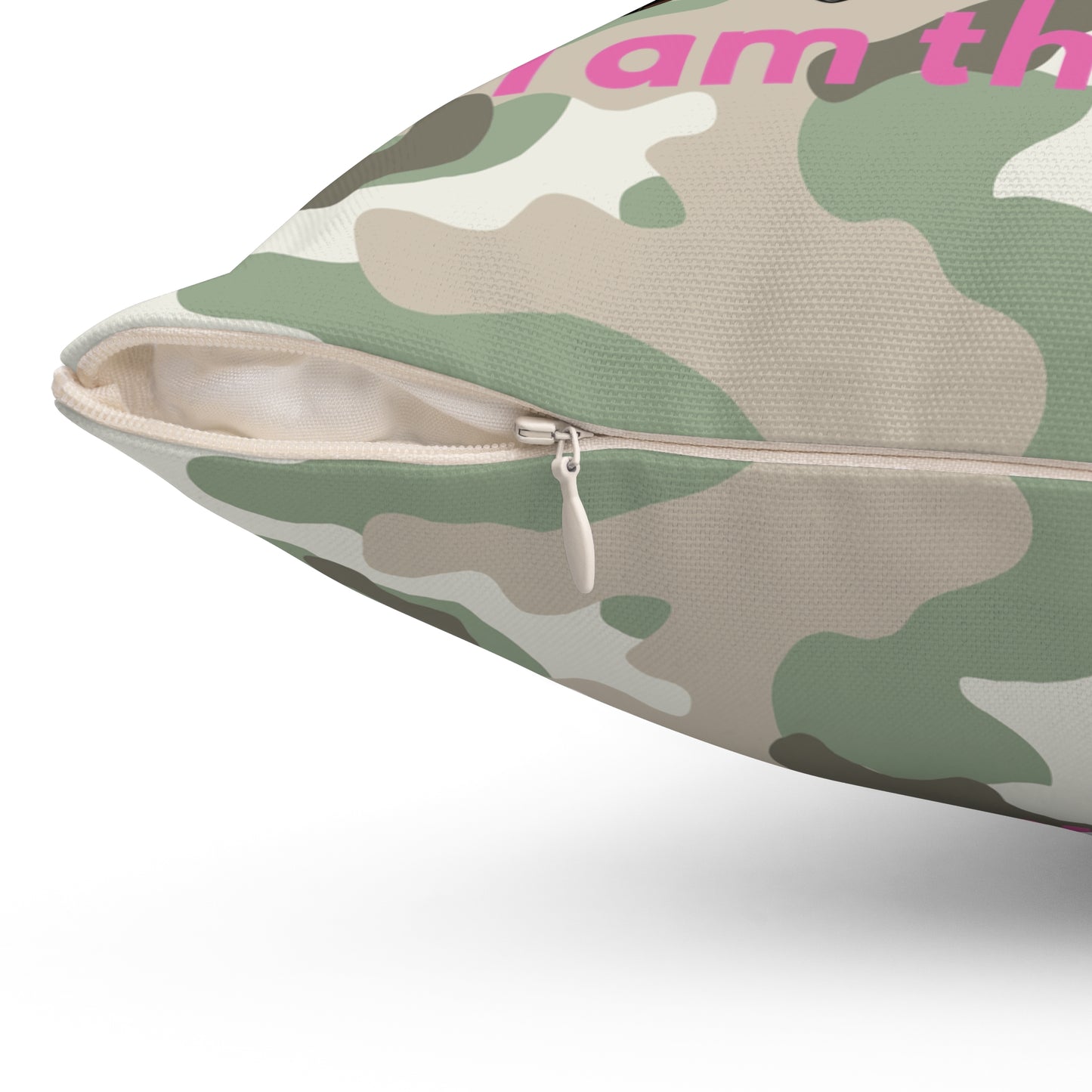 Square Pillow - Hunter - I am that Girl (1)